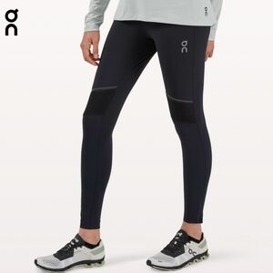 ON Running Black Tights Long Size Small